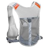 🚴‍♀️ LIGERO -- El peso neto de la mochila es de 130 g, que es muy ligero. Haz su carrera más fácil.