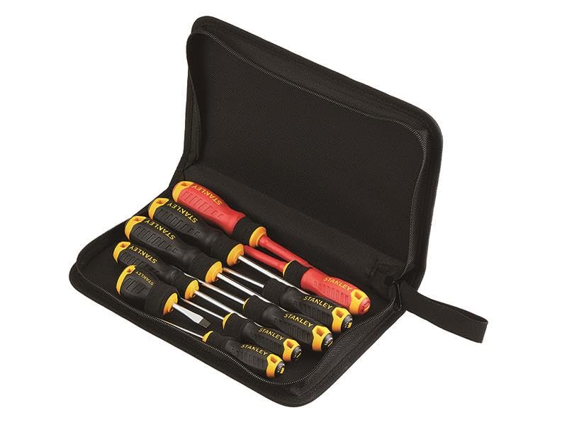 Stanley Mixed Screwdriver Set in Wallet, 10 Piece,