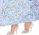 Mattel DISNEY Prinzessin Cinderella - Bewegliche Puppe mit glitzerndem Outfit, abnehmbaren Schuhen und Diadem, kämmbares Haar für Frisierspaß, für Kinder ab 3 Jahren, HLW06