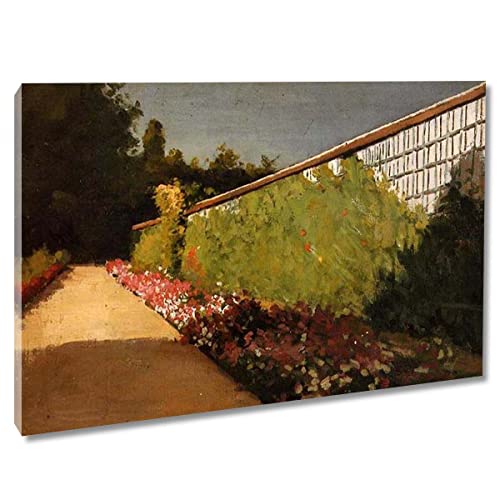 Toile Gustave Caillebotte cuisine jardin tableau déco pour chambre coucher et salon cosy