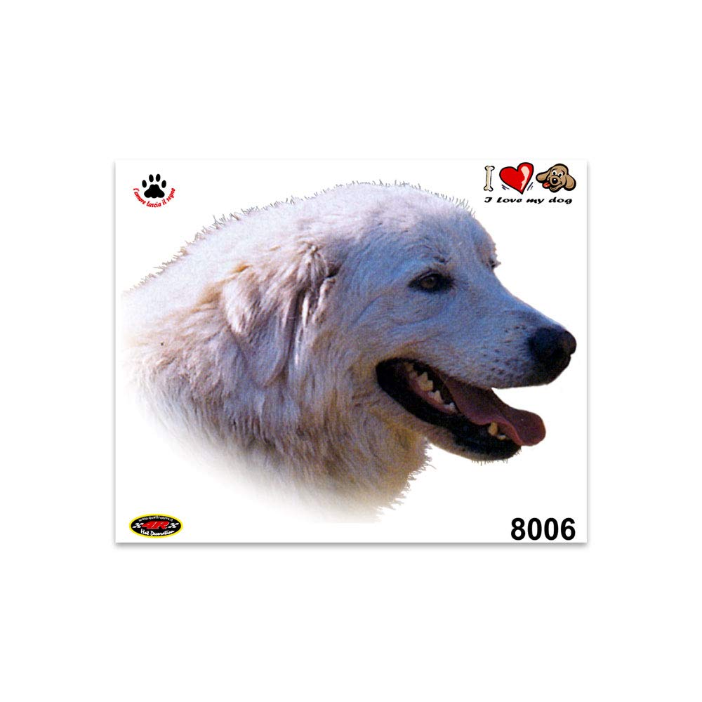 Sticker Maremma Sheep Dog Tab, 14 x 16 cm