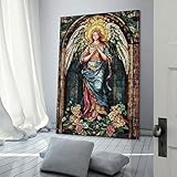 【Facile à installer】 Un crochet métallique robuste est fixé à l'arrière de chaque panneau. Très léger et facile à accrocher. Parfait pour tout décor de maison.