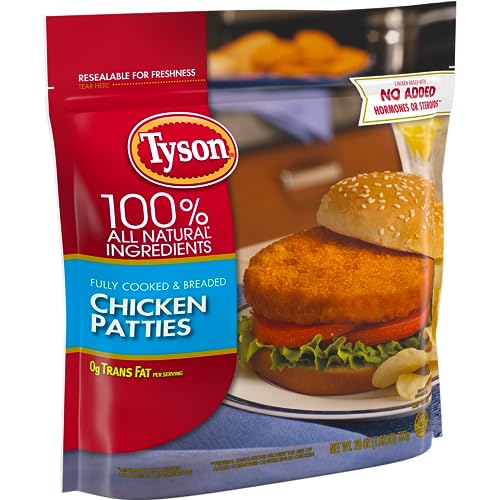 Tyson 10000048257 Fully Cooked Chicken Patties, 26 Oz. thumb #4