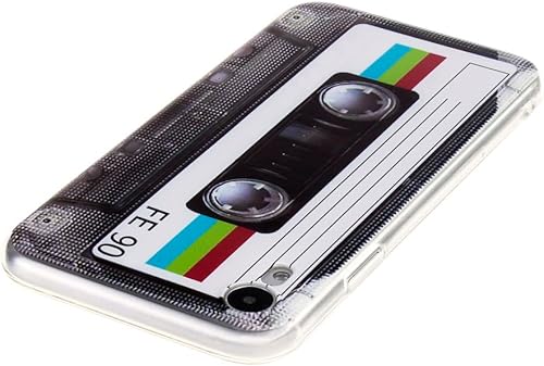 Miniatura 5 de FAteam - Carcasa trasera suave resistente con acabado mate, con TPU suave, carcasa de cinta de casete retro compatible con iPhone XR