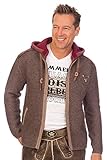 Strickjacke Spieth & Wensky Trachten Strickjacke - Dakar - braun, Größe XXL