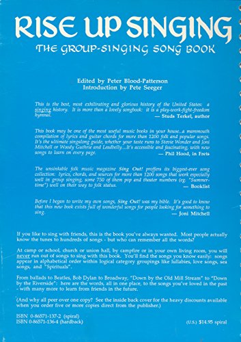 Rise Up Singing: The Group-Singing Song Book 0865711372 Book Cover