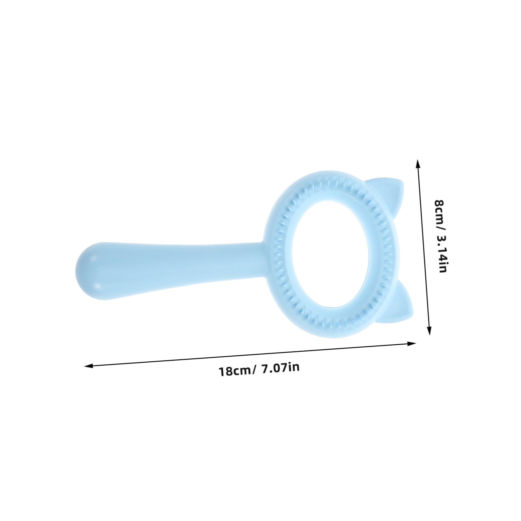 CIYODO Ergonomic Handle Deshedding Comb Double-sided Pet Grooming Brush Cat Ear Design Hair Removal for Cats Dogs