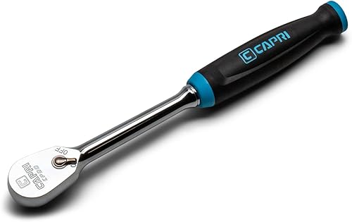 Miniatura 10 de Capri Tools Trinquetes, True 72 dientes, arco oscilante de 5 grados (juego de 3 piezas/perfil bajo de cabeza flexible), (Modelo: CP12000FX)