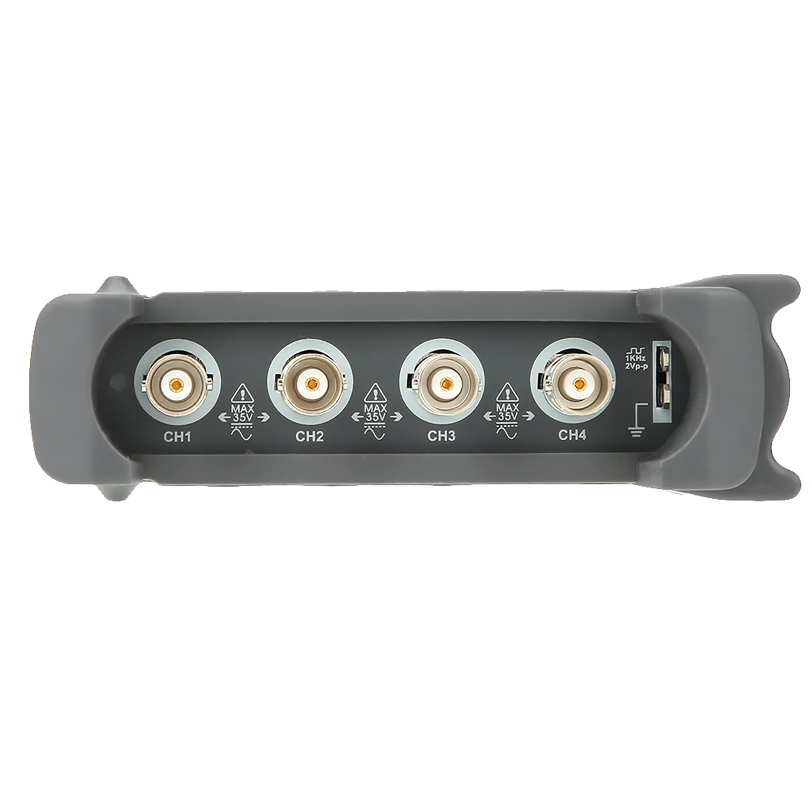 CHICIRIS Digitales USB-Oszilloskop, tragbar, 4 Kanäle, 70 MHz, 1 GSa/s, 64 K, für PC-Tisch, Reparatur, Gehäuse aus Aluminium