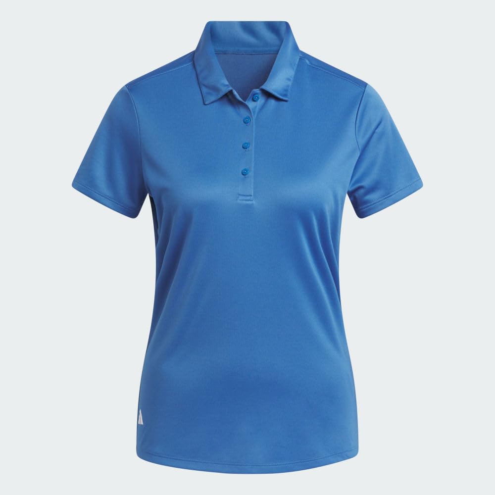 adidas Femme Women's Solid Performance Short Sleeve Polo Shirt