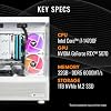 Patrocinado Patrocinado Estás viendo este anuncio basado en la relevancia del producto para tu consulta de búsqueda. Deja comentarios sobre el anuncio Thermaltake LCGS View i1470S-170 Gaming Desktop (Intel Core™ i7-14700F, ToughRam 32GB DDR5 6000MT/s RGB Memory, NVIDIA® GeForce RTX™ 5070, 1TB NVMe M.2, WiFi, Windows 11) V17S-B760-570-LCS 4