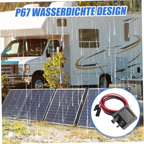 Caja de glándula solar impermeable con cable de 2m para techo de RV 5