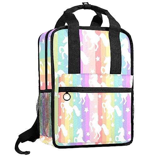 Sac à dos licorne fille et garçon multicolore parfait pour la rentrée scolaire