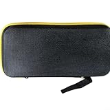 GLFLOW Tragbare Spielkonsolentasche, tragbare Aufbewahrungstasche für Anbernic RG VITA Pro, 1680D Stoff Reisetasche mit Fächern, stilvolles Grau (B)