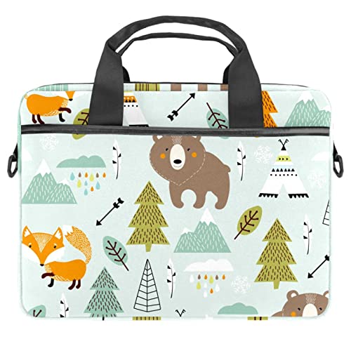 Sac bandoulière ordinateur portable 13 13.3 14.5 pouces housse PC Noël rouge