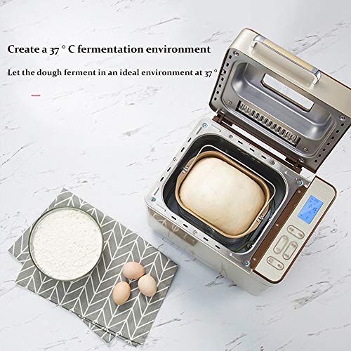 N/ A Automatisch Backmischung Brotbackautomat Roggen, Automatische Brotmaschine Brotbackautomaten Groß Teigknetmaschine… – Bild 4