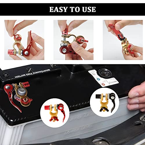 HENGBIRD 2 morsetti per batteria da 12 V, 4 vie