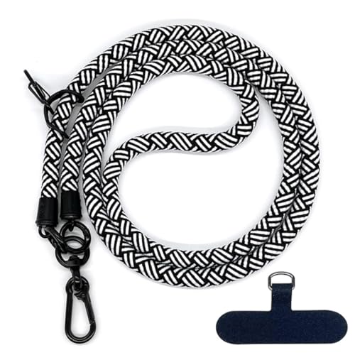 SGERUFZ Universal Cuerda para Móvil Ajustable, Cordón Desmontable para Colgar, Compatible con Todas las Fundas de Smartphones