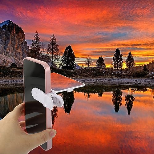 Generic Cell Phone 1 Set Reusable Professional Clip of Phone Reflection Mirror Prop Reflector Small Photo Cell Travel Accessories