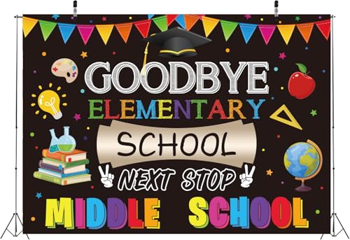Toile de fond Goodbye Elementary School pour décorer sans effort