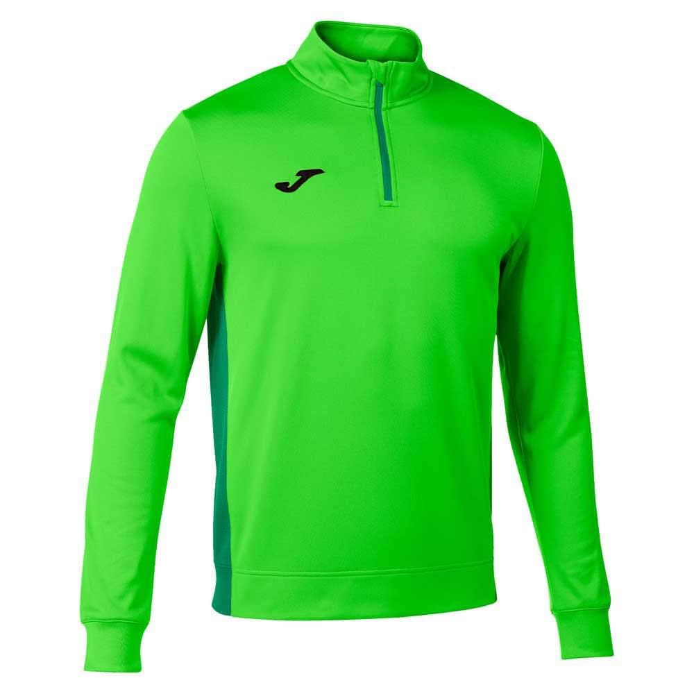 Joma Men's Winner Ii Sweatshirt, Fluorescent Green, M