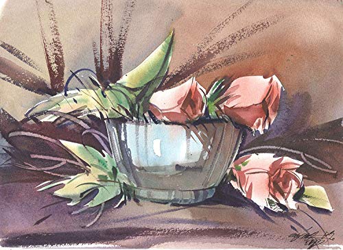 Image of CAMPAP Arto x Fabriano Studio Watercolour Paper, 25% Cotton, (300gsm Hot Pressed, A4, Spiral)