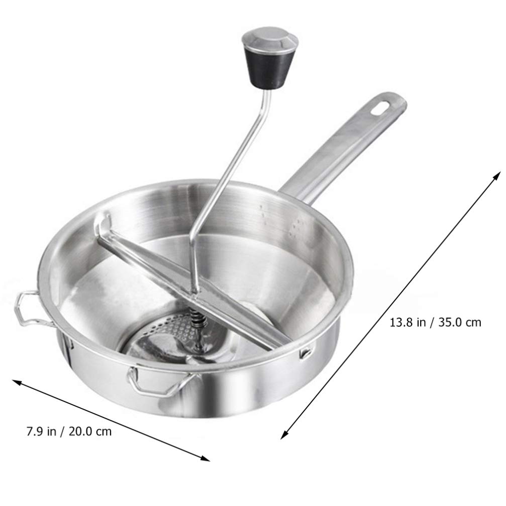 1pc Stainless Steel Manual Potato Presser Ricer Easy to Clean Kitchen Gadget for Mashed Potatoes Sweet Potatoes More No Electricity Needed Present for Home Chefs
