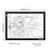 Huion L4S Light Box - 17.72 Inches USB ADJUSTABLE Illumination Light Panel only 5mm Thin Light Table with 5 A4 Tracing Papers and 1 Non-woven Bag L14.17
