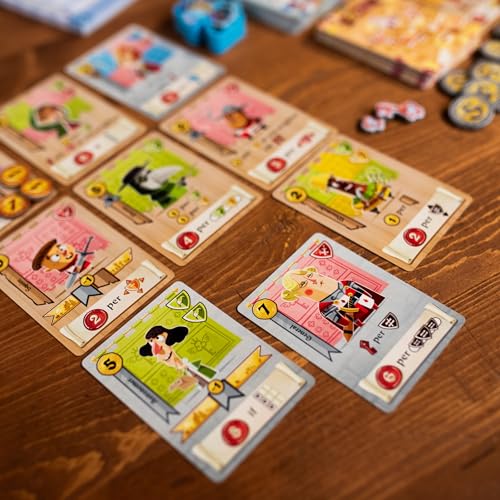 Image of Pandasaurus Games Castle Combo Card Game - Maximize Combos in This Card Placement Strategy Game, Quick Competitive Family Fun for Kids & Adults, Ages 10+, 2-5 Players, 15-30 Minute Playtime