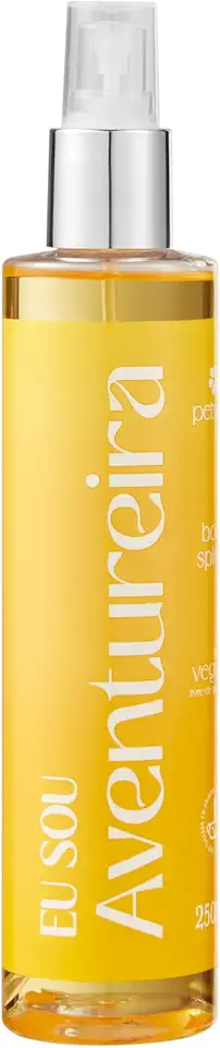 Body Splash Vegano Petunia Eu Sou Aventureira 250ml