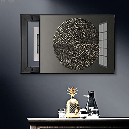 Coperchio per scatola elettrica 50 * 40 cm - Coperture per esposimetro Quadri decorativi moderni Scatola per contatori elettrici Pittura decorativa vuota Appeso rimovibile creativo,C,55*45（45*35）