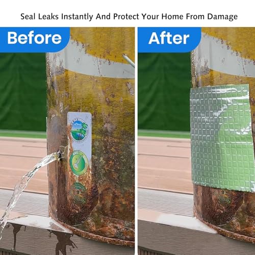 Butylband für Dach- und Leckareparatur, wasserdicht Dichtband Silber Aluminiumband, für RV-Reparatur, Fenster, Glas, Silikon und EDPM-Patching und Rohrdichtung