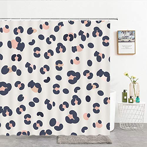 XCBN Dibujos Animados Lindo Gancho de baño con Gancho Impermeable Simple Cortina de Ducha de baño Decorativa para niños Impermeable y Moho A1 120x180cm
