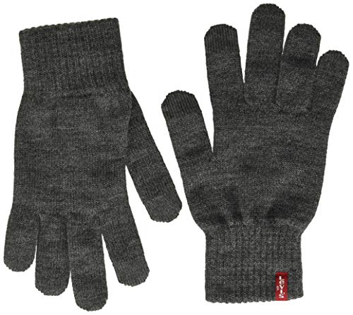 Levi's Ben Touch Screen Gloves Guantes, Gris (R Grey 55), Medium para Hombre