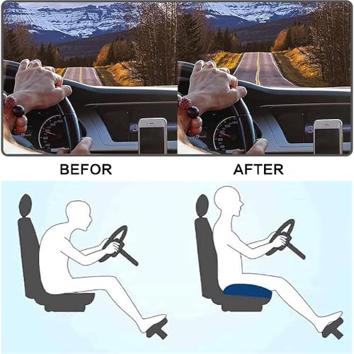 Coussin de siège de voiture en mousse à mémoire de forme ergonomique et haute densité
