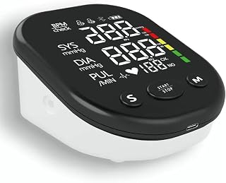 Automatic Blood Pressure Monitor for Home Use - with Adjustable Upper Arm Large Cuff (8.7"-17.3"), LED Display 2 Users 240 Sets Memory, Hypertension Detector | Cuff (8.7"-17.3"), Large LED Display, App Tracking, 2 Users 240 Sets Memory