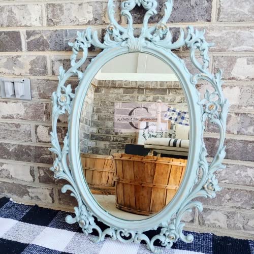 Chalky Chicks Premium Chalk Style Paint For Furniture, Home Decor & Diy Crafts – Eco Friendly – No Sanding, No Primer Needed – Multi Surface Paint – Sea Glass (Light Blue) – 32 Oz – Made In The Usa #TOP6