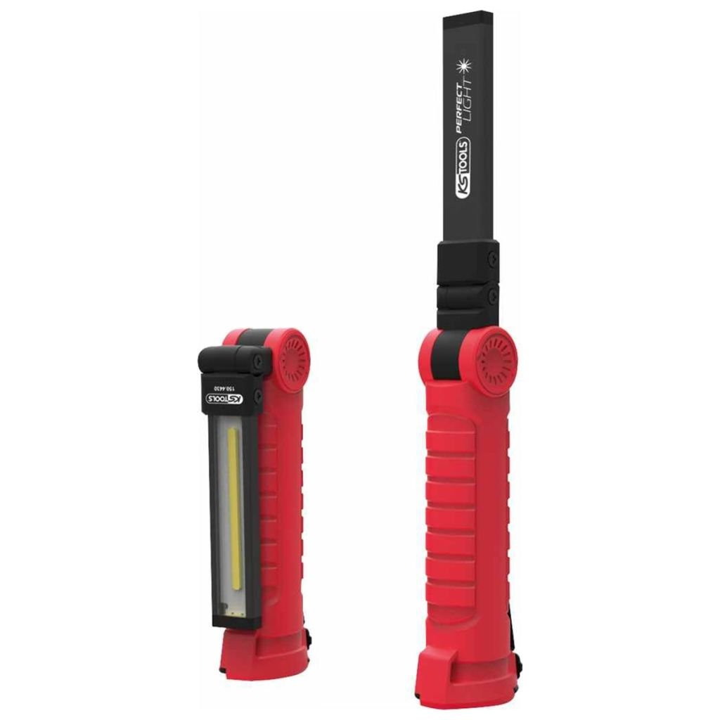 KS Tools 150.4430 perfectLight 3-in-1 lampada Mini per ispezione 120 Lumen, piegabile