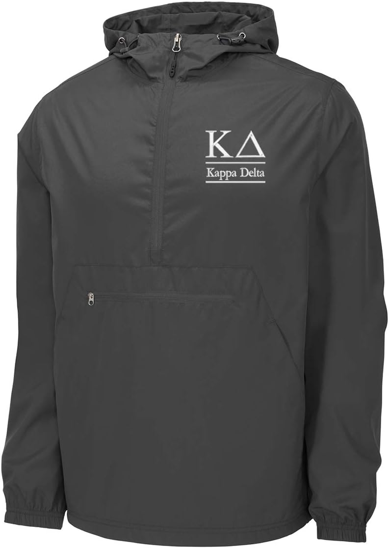 Kappa Delta Windbreaker - Anorak Pullover Jacket - Quarter Zip