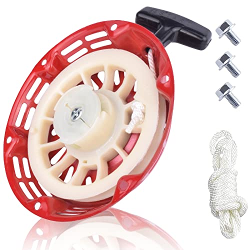 Mecotime GX160 GX200 GX120 Recoil Starter Pull Start Assembly with Pull Rope Cord for Honda 5.5 HP 6.5 HP Engine 28400-ZH8-13YA 28400-ZH8-013ZA Oregon 31-052 Generator Lawn Mower Snowblower ATV
