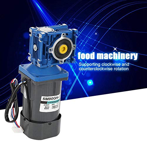 Moteur à engrenage réducteur à couple élevé 90W AC 220V réversible