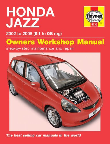 Price comparison product image Honda Jazz (02 - 08) Haynes Repair Manual (Paperback)