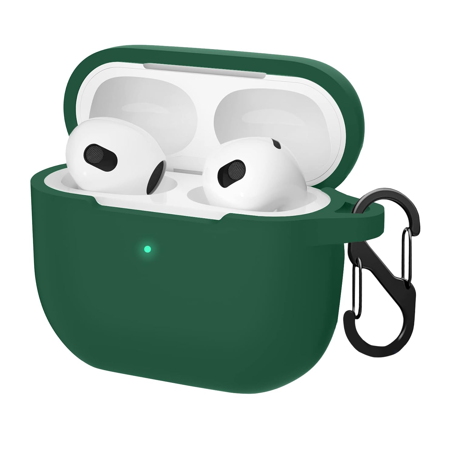 LIRAMARK Silicone Soft Case Cover with Buckle for Airpods 5 (2026) / Airpods 4 (2024), Apple airpods 4th Generation / 5th Generation case (Midnight Blue) — Amazon image 32