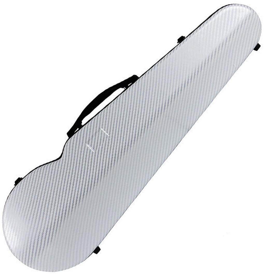 バイオリン　スーパーライトケース　人気　ホワイト　新品同様  4/4サイズ スーパーライト Shaped ケース バイオリン用 4/4 三角型