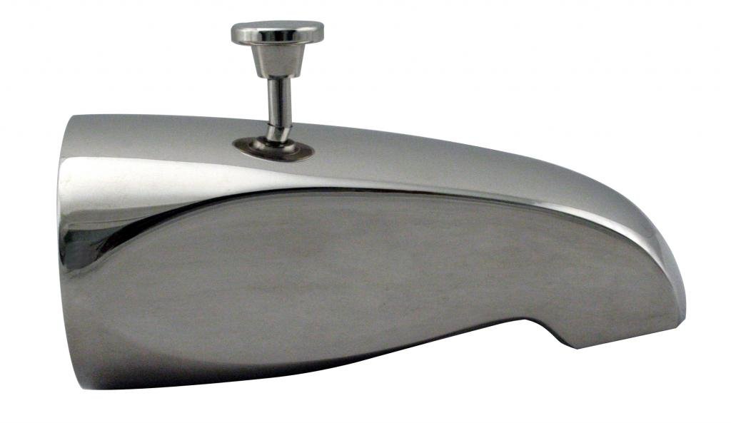 Westbrass D3112-26 Boquilla para bañera, Cromo Pulido