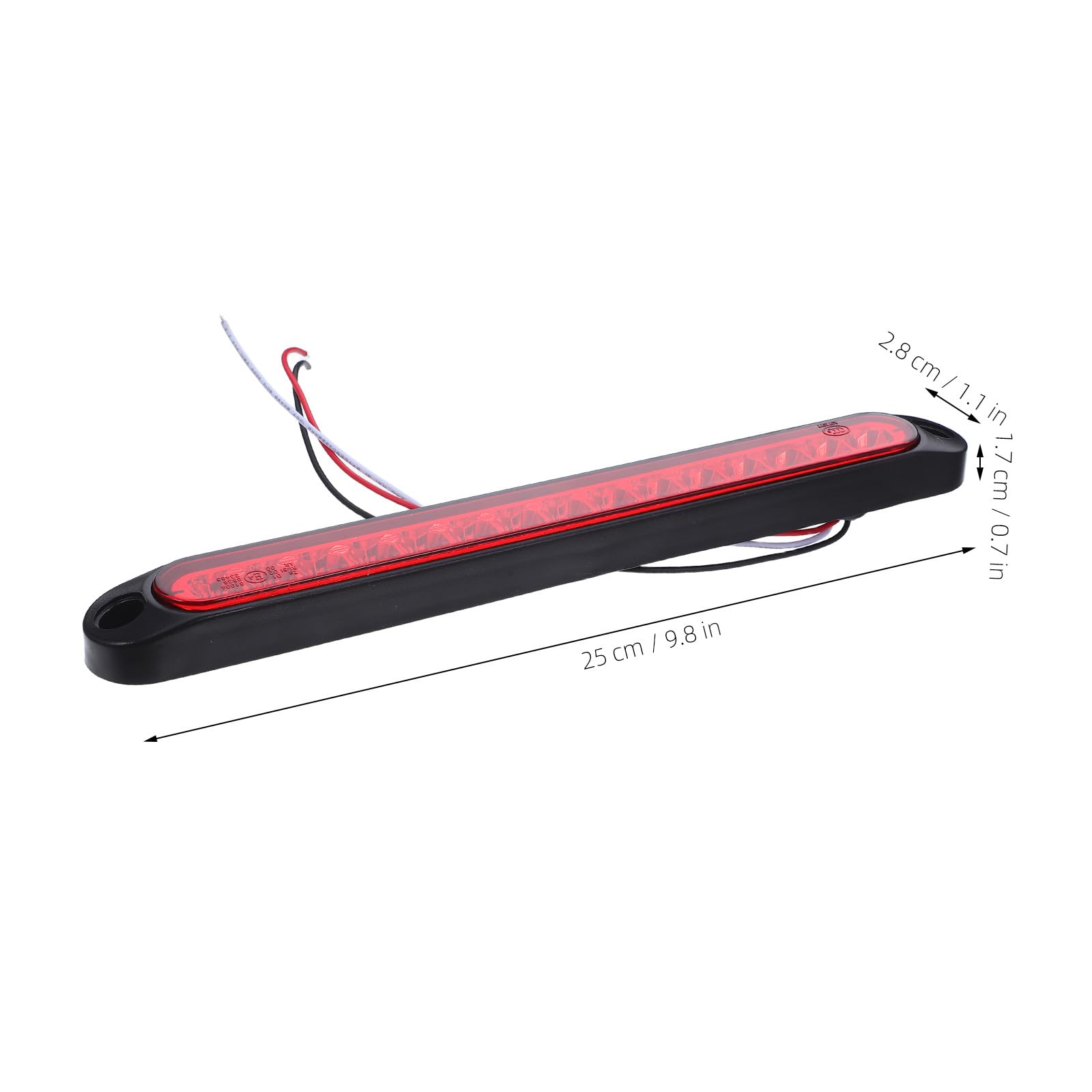 4pezzi Luce Posteriore per Camion LED Kit Luci per Rimorchio Luce di Freno e Retromarcia Luci di Retromarcia per Camion Barca Motoslitta Rimorchio Pick-up Camper
