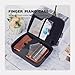 TOYANDONA Kalimba Storage Bag Black Portable Thumb Piano Case Microphone Organizer and Lightweight Pouch