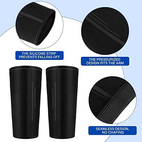 3 Pairs Volleyball Arm Sleeves Volleyball Compression Forearm Sleeves Passing Hitting Arm Guards for Men Women Teens Youth3