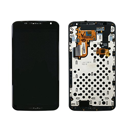 Swark LCD Display Compatible with Motorola Google Nexus 6 XT1100 XT1103 (Black) Digitizer Touch Screen Assembly with Screen Frame + Tools