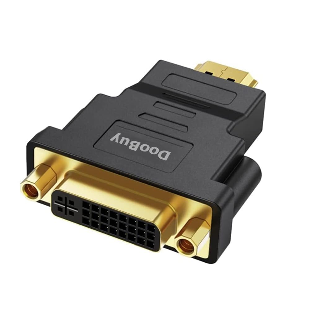 DooBuy HDMI to DVI Adapter, Bi-Directional HDMI Male to DVI Female Converter, 1080P DVI to HDMI Converter for PC, TV, Monitor. (B0CR93YVF1) Amazon Price History, Amazon Price Tracker
